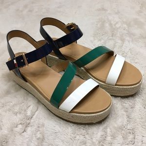 NEW Tommy Hilfiger Platform Marri Espadrille Sandals Size 10